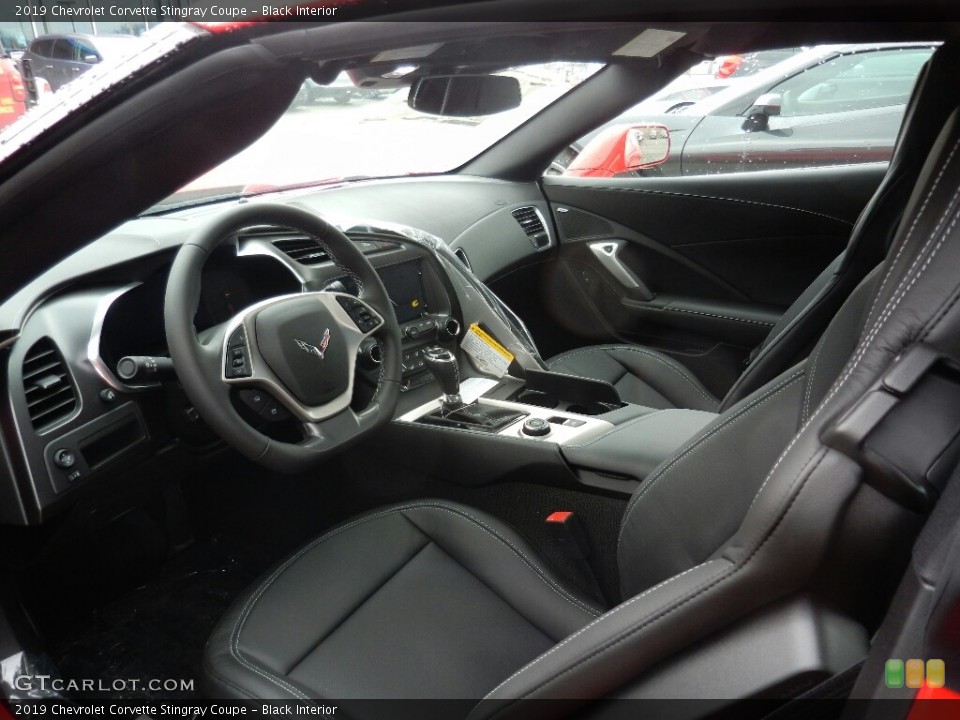 Black Interior Photo for the 2019 Chevrolet Corvette Stingray Coupe #125884423