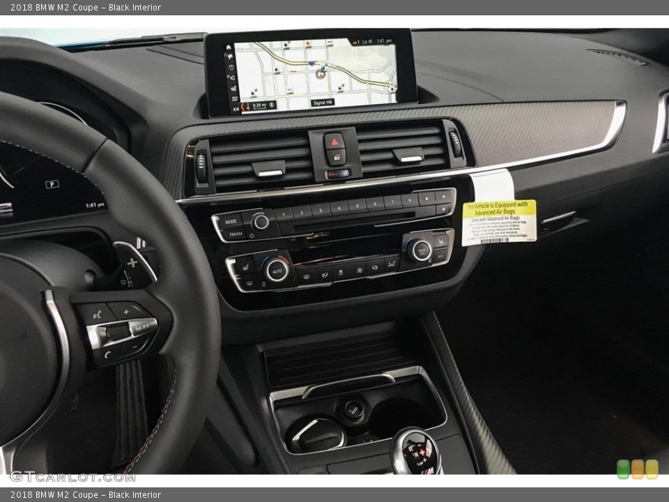 Black Interior Controls for the 2018 BMW M2 Coupe #125899860