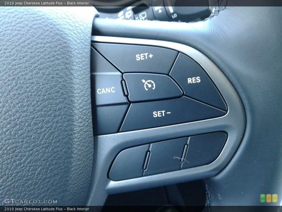 Black Interior Controls for the 2019 Jeep Cherokee Latitude Plus #125944170