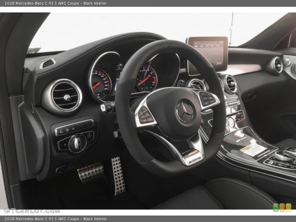 Black Interior Dashboard for the 2018 Mercedes-Benz C 63 S AMG Coupe #125951472