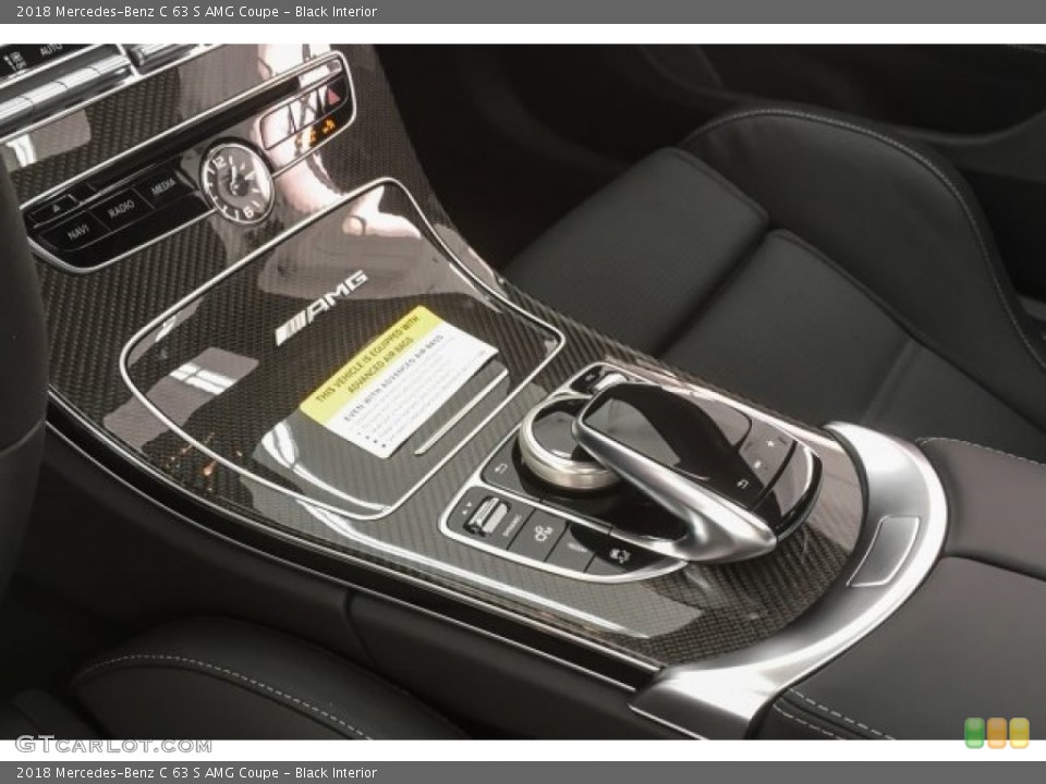 Black Interior Controls for the 2018 Mercedes-Benz C 63 S AMG Coupe #125951490