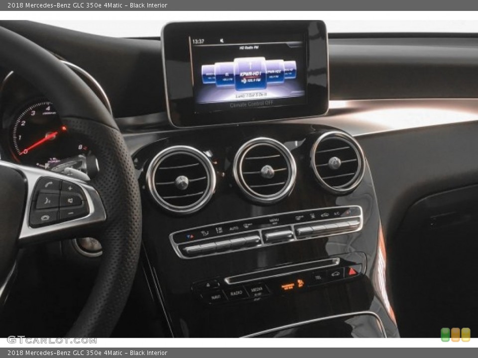 Black Interior Controls for the 2018 Mercedes-Benz GLC 350e 4Matic #125951823