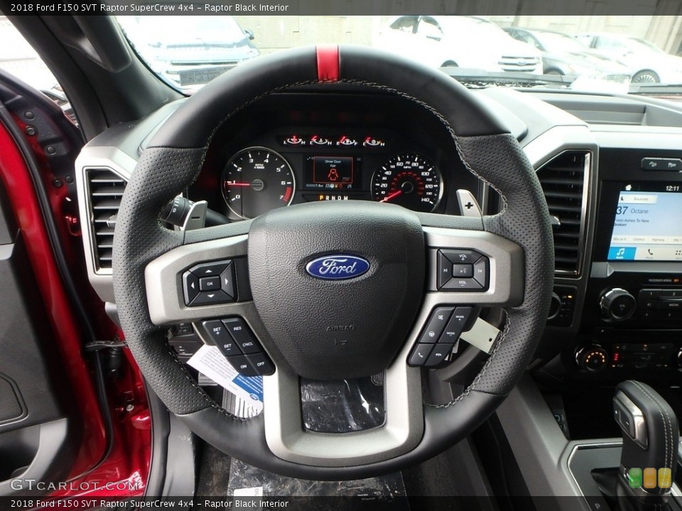 Raptor Black Interior Steering Wheel for the 2018 Ford F150 SVT Raptor SuperCrew 4x4 #125954292