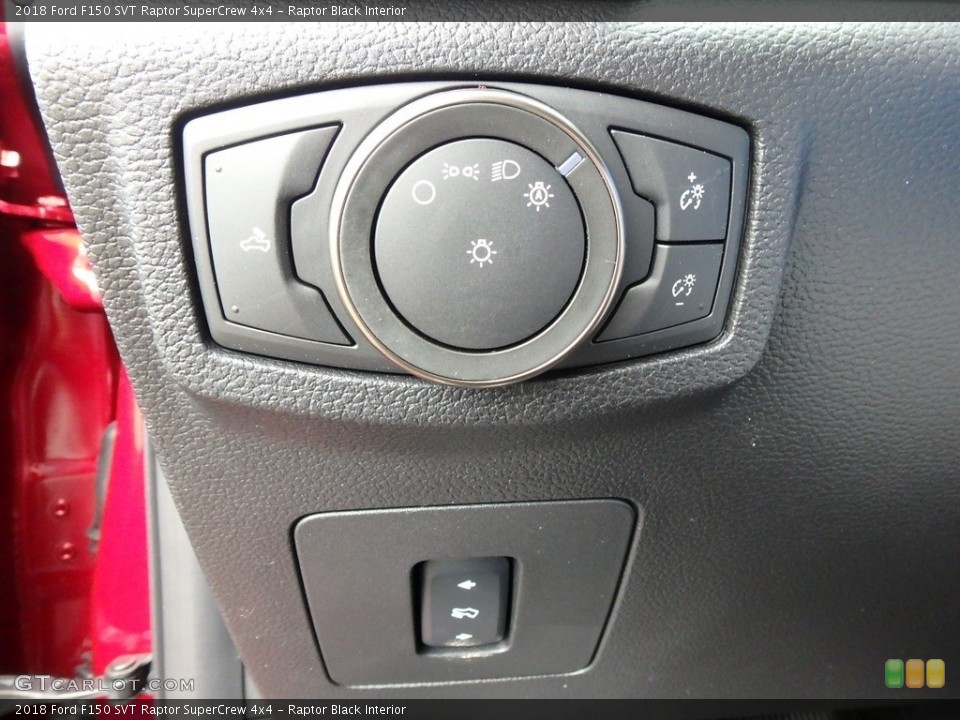 Raptor Black Interior Controls for the 2018 Ford F150 SVT Raptor SuperCrew 4x4 #125954313