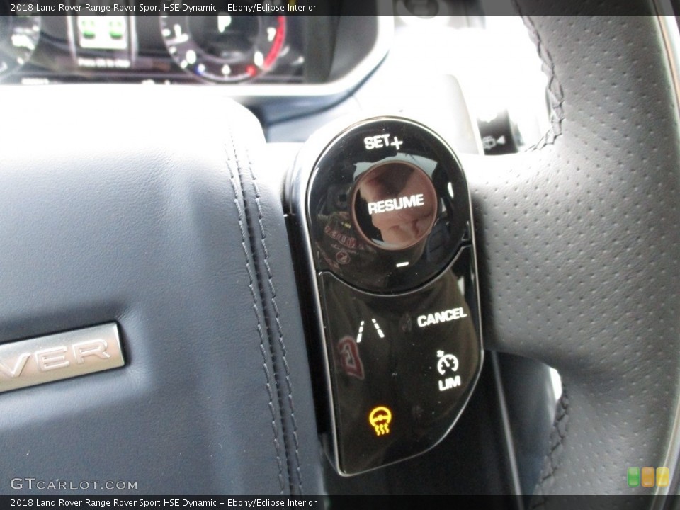 Ebony/Eclipse Interior Controls for the 2018 Land Rover Range Rover Sport HSE Dynamic #125956746