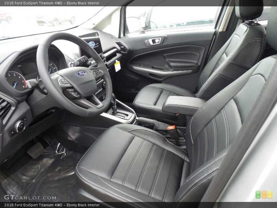 Ebony Black Interior Photo for the 2018 Ford EcoSport Titanium 4WD #125961836