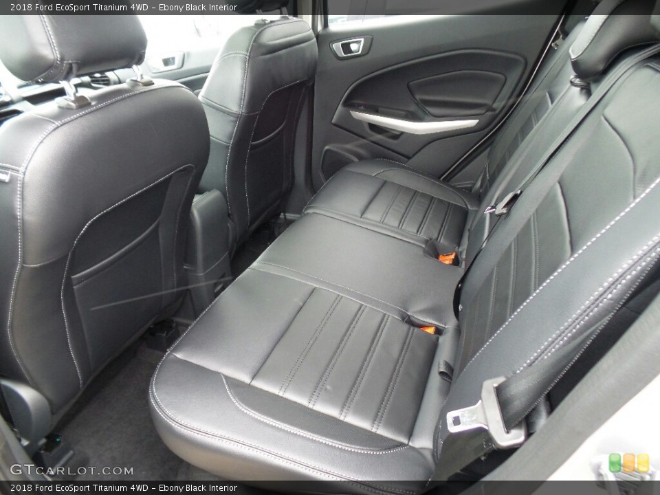 Ebony Black Interior Rear Seat for the 2018 Ford EcoSport Titanium 4WD #125961860