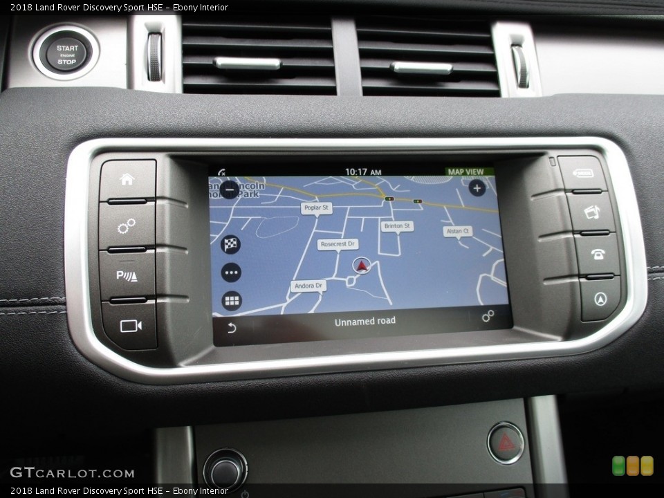 Ebony Interior Navigation for the 2018 Land Rover Discovery Sport HSE #125983869