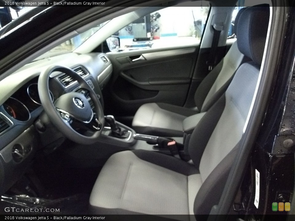 Black/Palladium Gray Interior Photo for the 2018 Volkswagen Jetta S #125986788