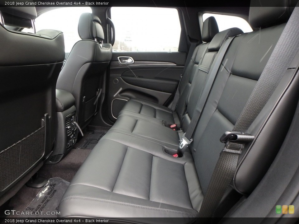 Black Interior Rear Seat for the 2018 Jeep Grand Cherokee Overland 4x4 #125989326