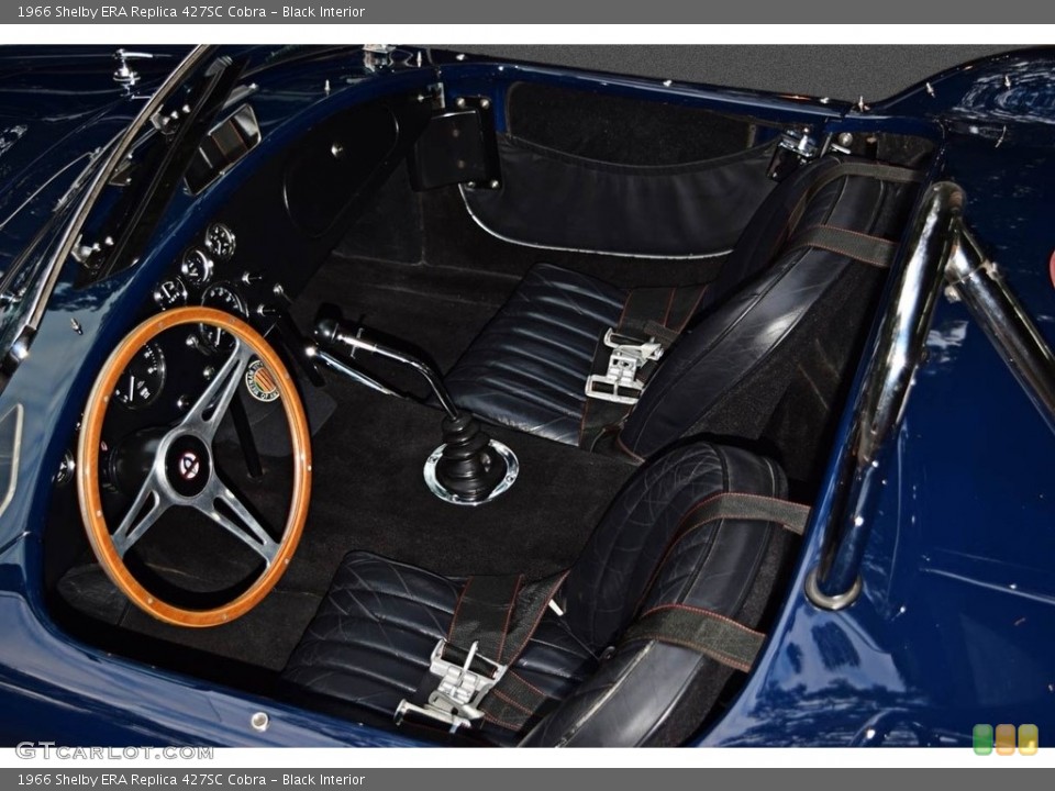 Black 1966 Shelby ERA Replica Interiors