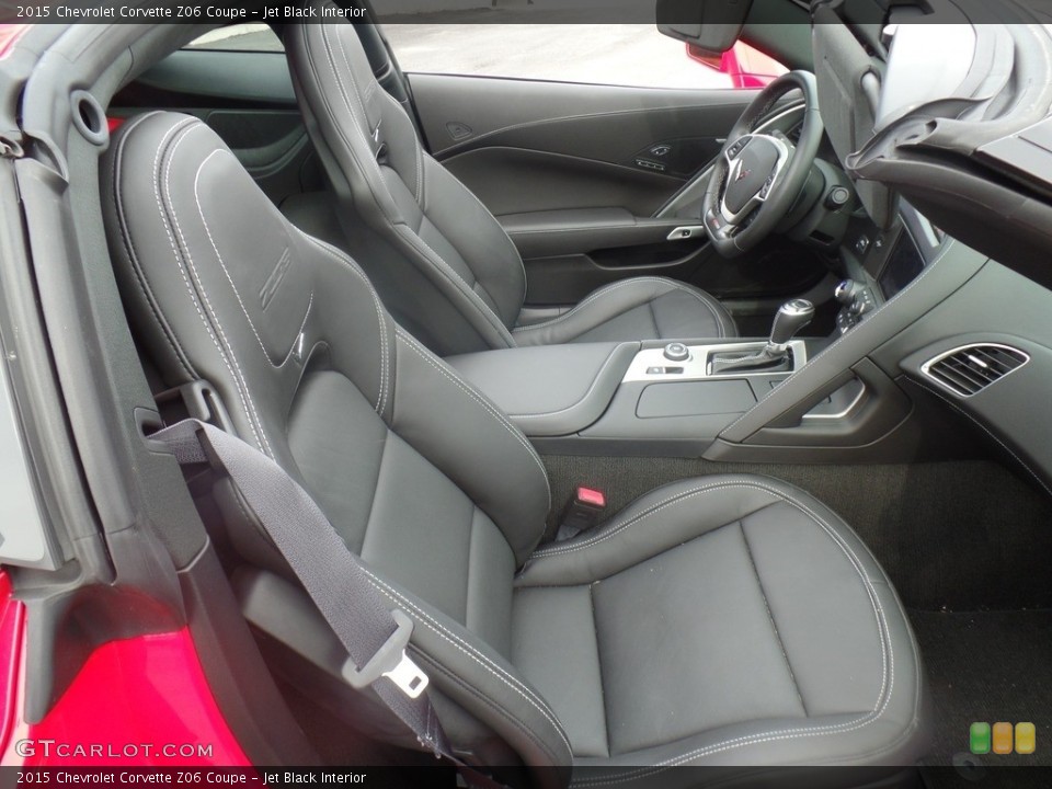 Jet Black Interior Front Seat for the 2015 Chevrolet Corvette Z06 Coupe #125996286