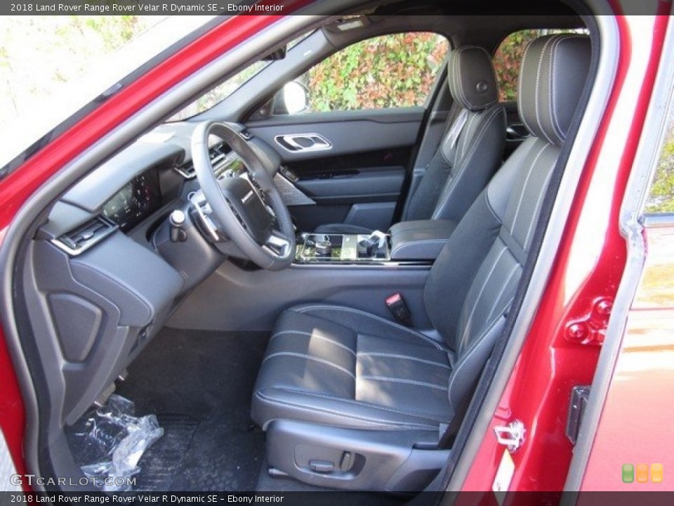 Ebony Interior Front Seat for the 2018 Land Rover Range Rover Velar R Dynamic SE #126000459