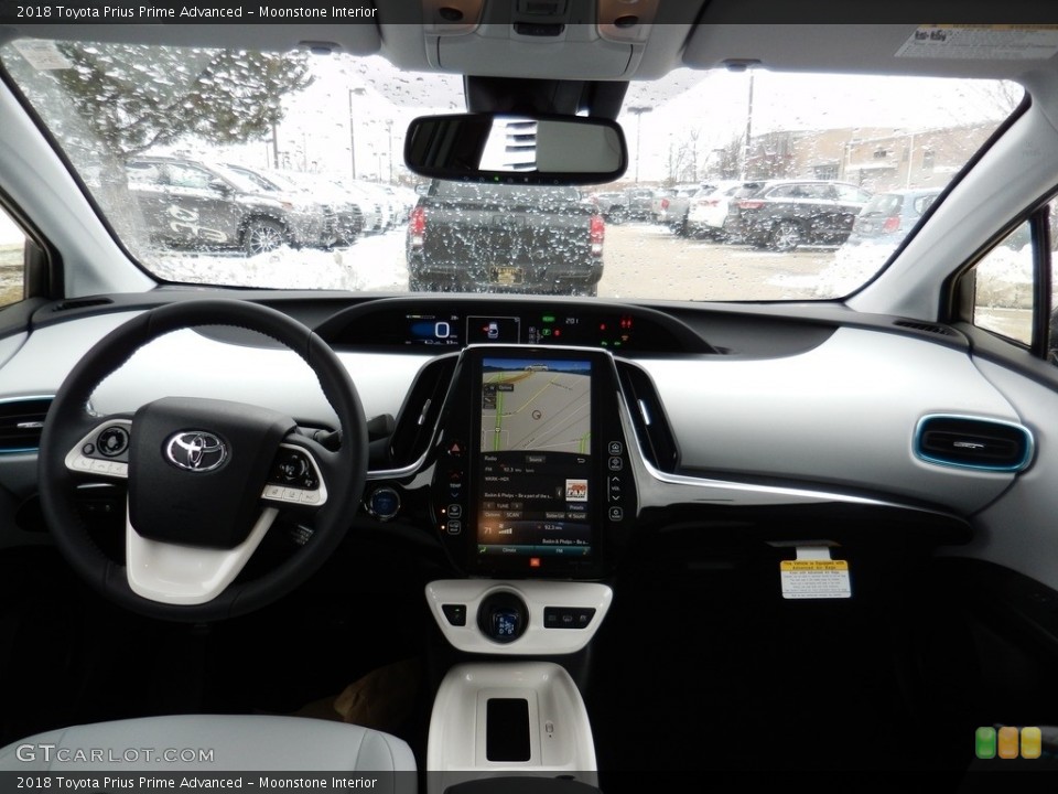 Moonstone Interior Dashboard for the 2018 Toyota Prius Prime Advanced #126011288
