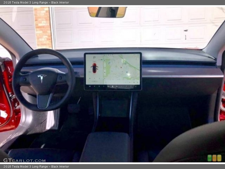 Black Interior Dashboard for the 2018 Tesla Model 3 Long Range #126017174
