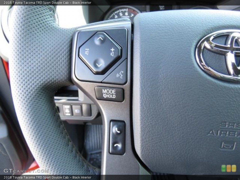 Black Interior Controls for the 2018 Toyota Tacoma TRD Sport Double Cab #126017324