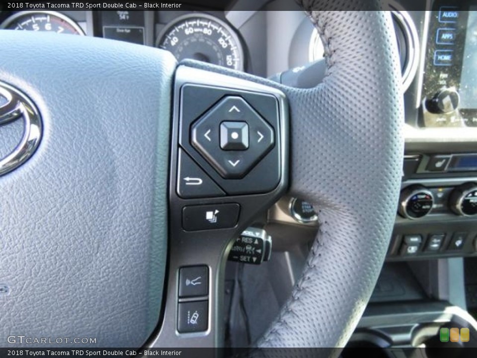 Black Interior Controls for the 2018 Toyota Tacoma TRD Sport Double Cab #126017339