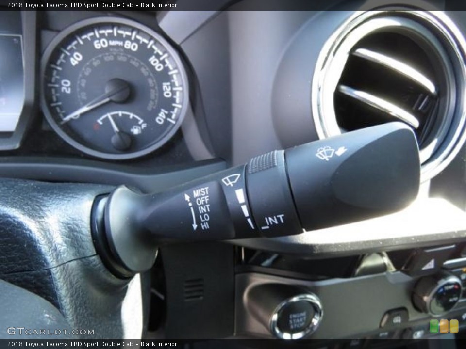 Black Interior Controls for the 2018 Toyota Tacoma TRD Sport Double Cab #126017368