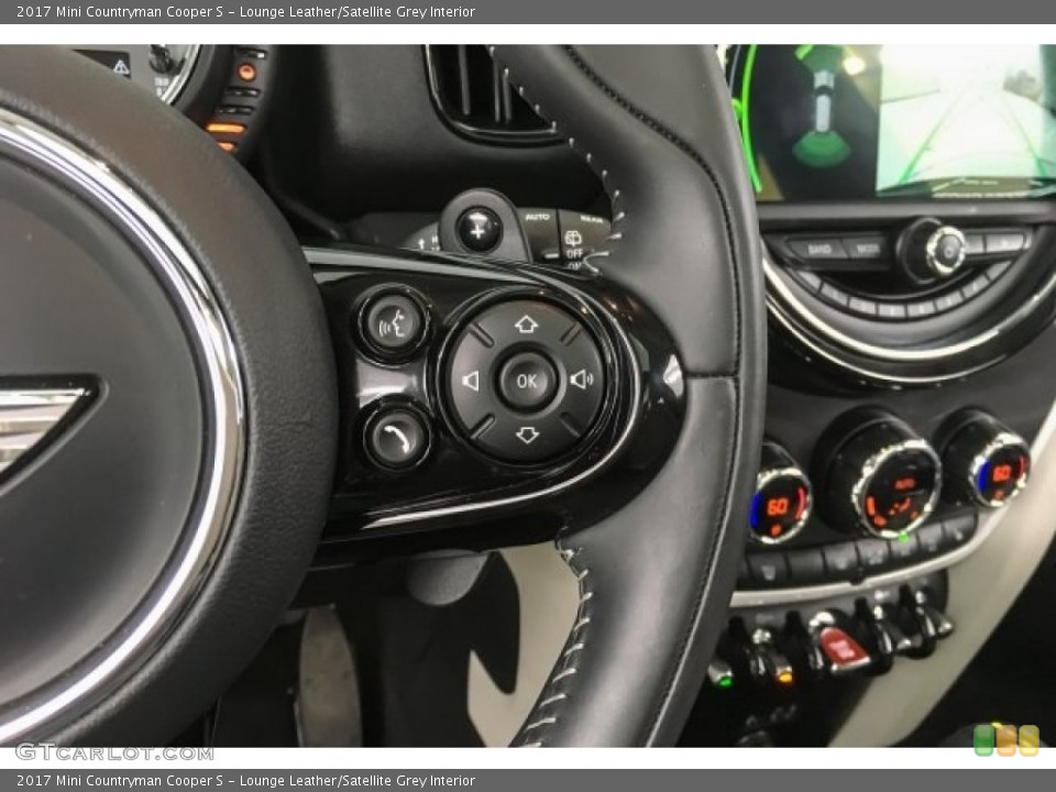 Lounge Leather/Satellite Grey Interior Steering Wheel for the 2017 Mini Countryman Cooper S #126026492