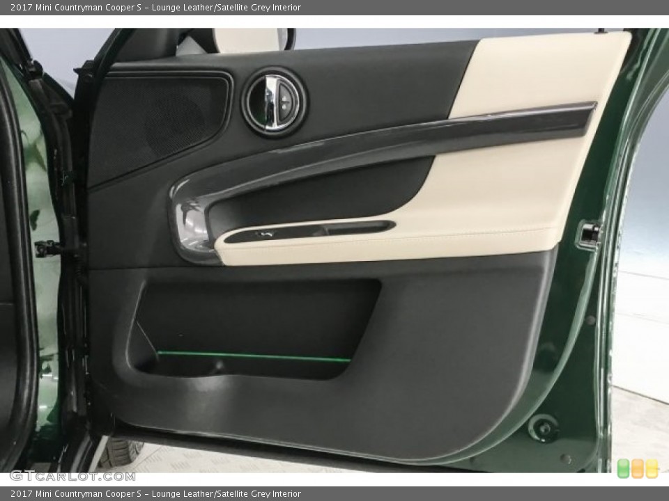 Lounge Leather/Satellite Grey Interior Door Panel for the 2017 Mini Countryman Cooper S #126026561