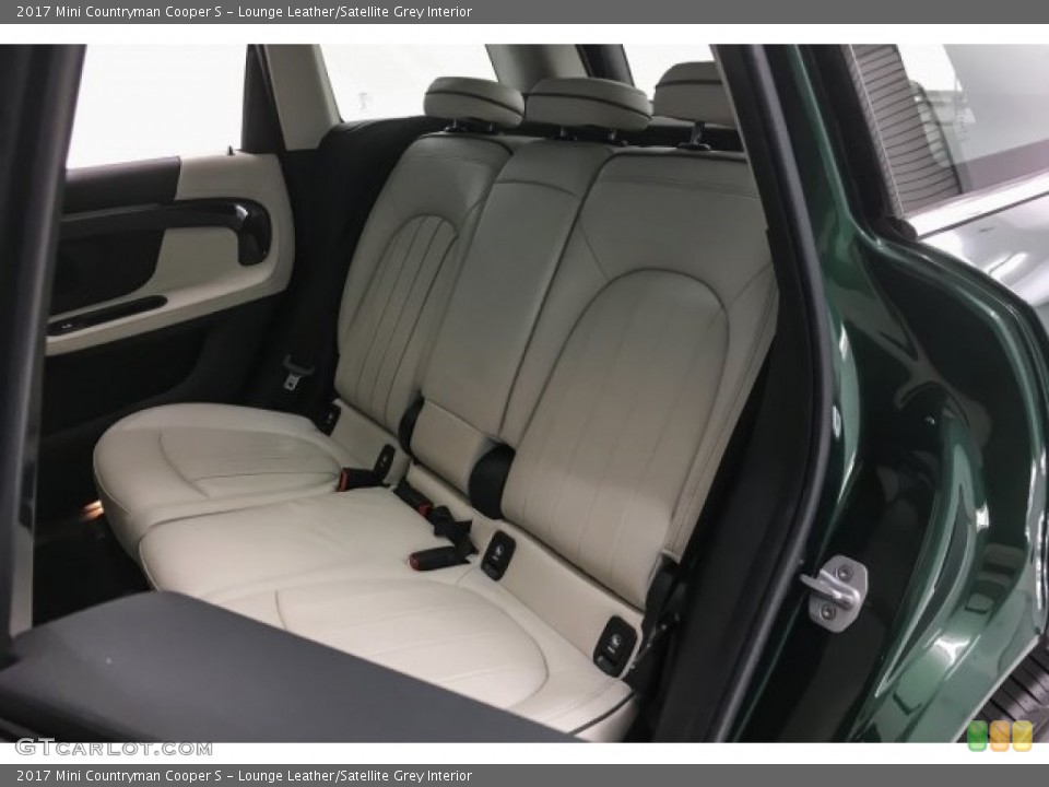 Lounge Leather/Satellite Grey Interior Rear Seat for the 2017 Mini Countryman Cooper S #126026615