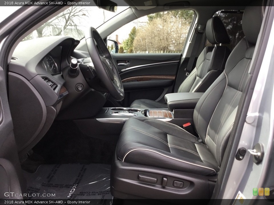 Ebony Interior Front Seat for the 2018 Acura MDX Advance SH-AWD #126030899