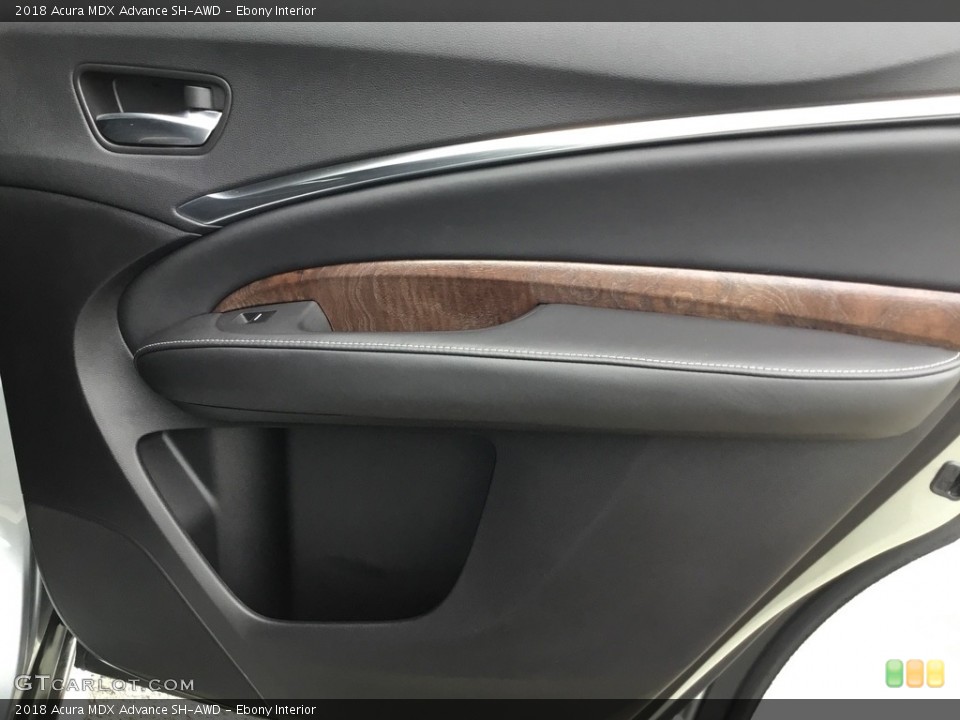 Ebony Interior Door Panel for the 2018 Acura MDX Advance SH-AWD #126031151