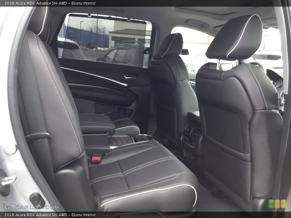 Ebony Interior Rear Seat for the 2018 Acura MDX Advance SH-AWD #126031172
