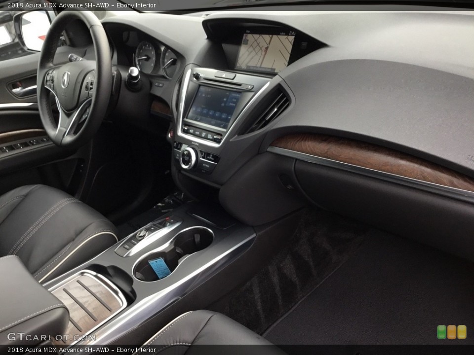 Ebony Interior Dashboard for the 2018 Acura MDX Advance SH-AWD #126031304