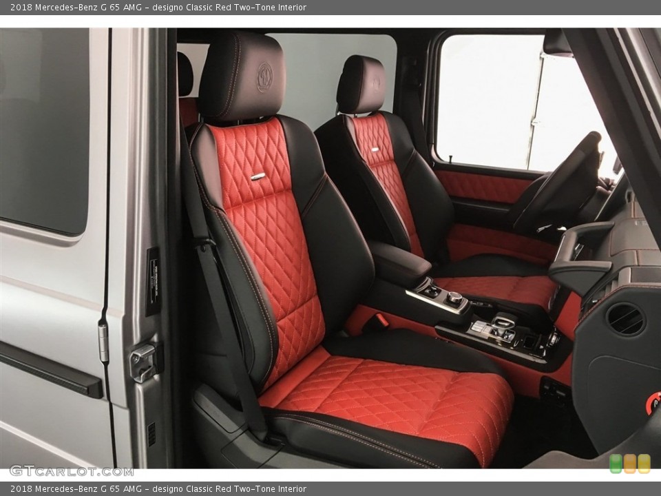 designo Classic Red Two-Tone Interior Photo for the 2018 Mercedes-Benz G 65 AMG #126034526