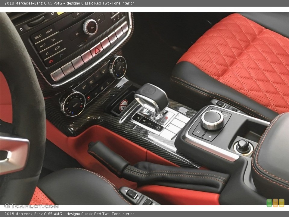 designo Classic Red Two-Tone Interior Transmission for the 2018 Mercedes-Benz G 65 AMG #126034679