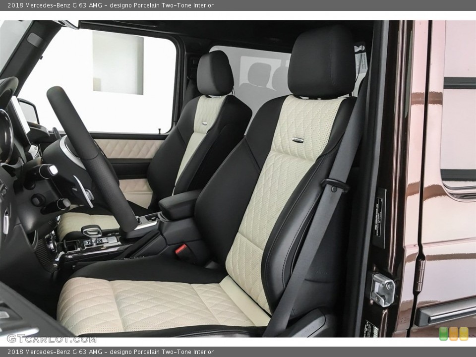 designo Porcelain Two-Tone Interior Photo for the 2018 Mercedes-Benz G 63 AMG #126035342