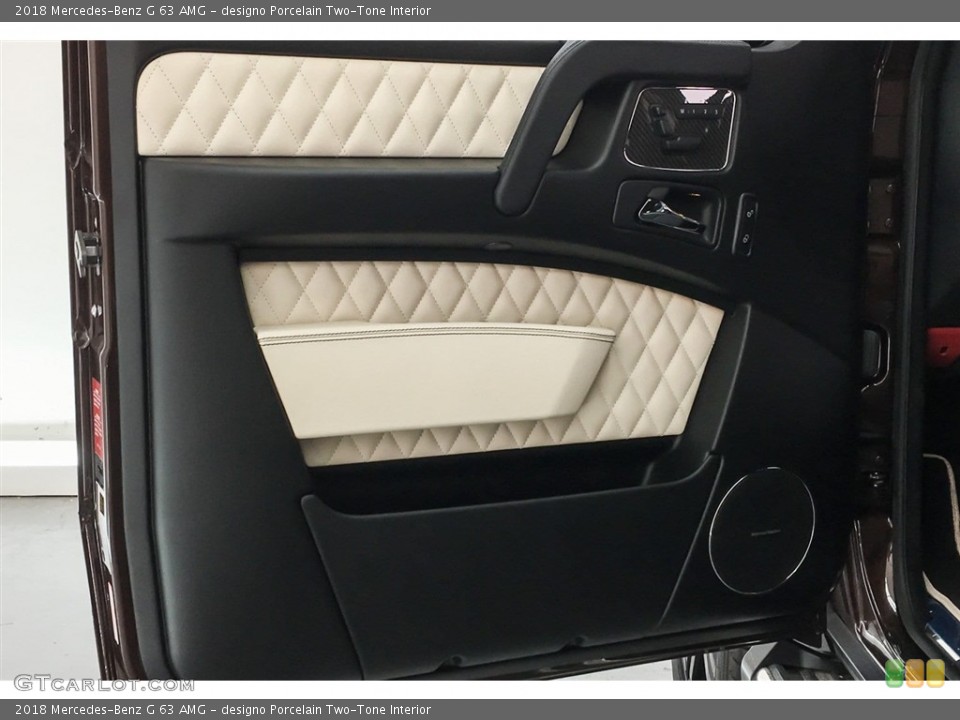 designo Porcelain Two-Tone Interior Door Panel for the 2018 Mercedes-Benz G 63 AMG #126035591