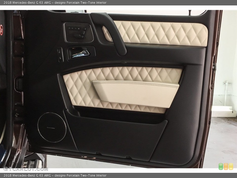designo Porcelain Two-Tone Interior Door Panel for the 2018 Mercedes-Benz G 63 AMG #126035720