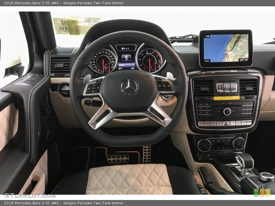 designo Porcelain Two-Tone Interior Dashboard for the 2018 Mercedes-Benz G 65 AMG #126035945