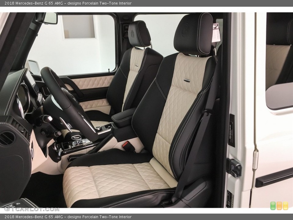 designo Porcelain Two-Tone Interior Photo for the 2018 Mercedes-Benz G 65 AMG #126036235
