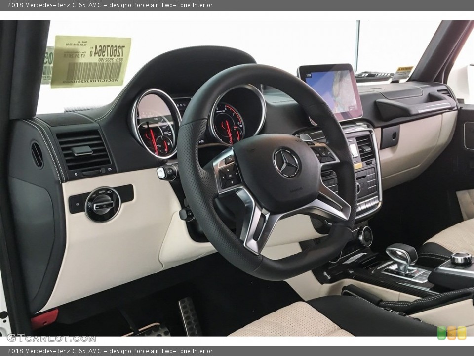 designo Porcelain Two-Tone Interior Dashboard for the 2018 Mercedes-Benz G 65 AMG #126036380