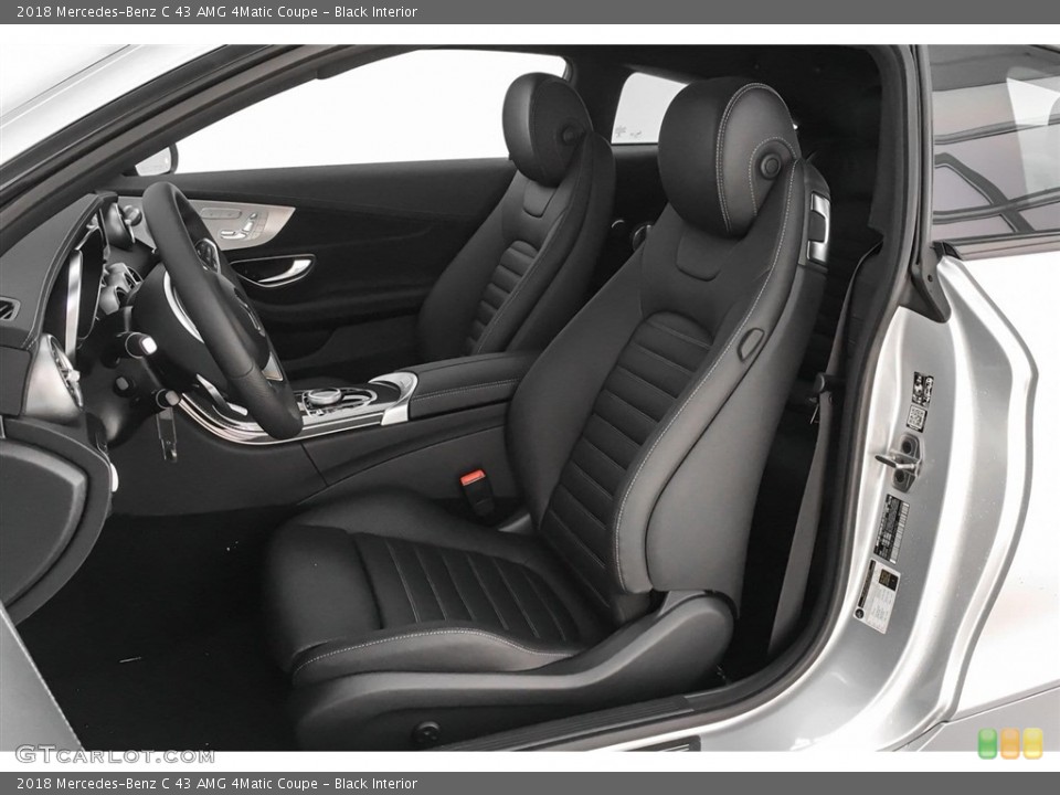 Black Interior Front Seat for the 2018 Mercedes-Benz C 43 AMG 4Matic Coupe #126037487