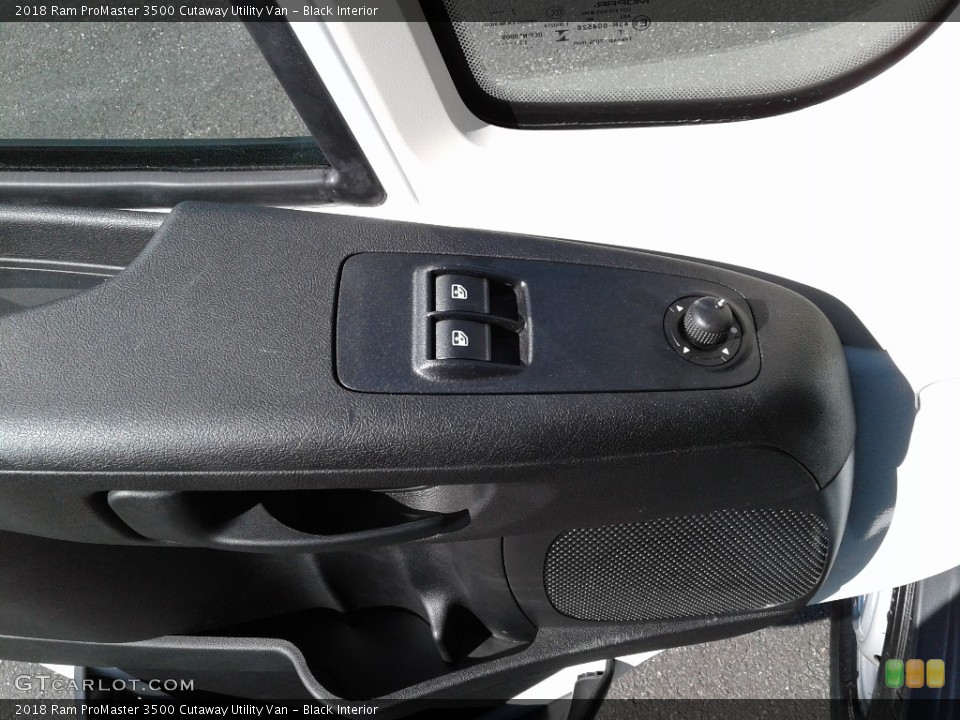 Black Interior Controls for the 2018 Ram ProMaster 3500 Cutaway Utility Van #126042125