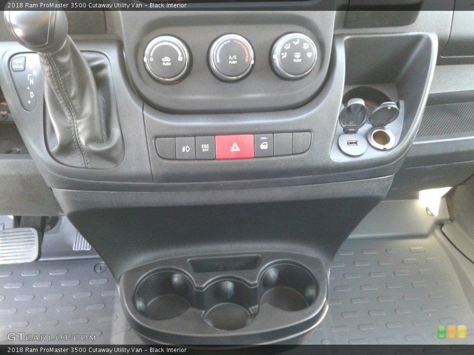 Black Interior Controls for the 2018 Ram ProMaster 3500 Cutaway Utility Van #126042383