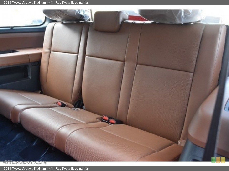 Red Rock/Black Interior Rear Seat for the 2018 Toyota Sequoia Platinum 4x4 #126055628