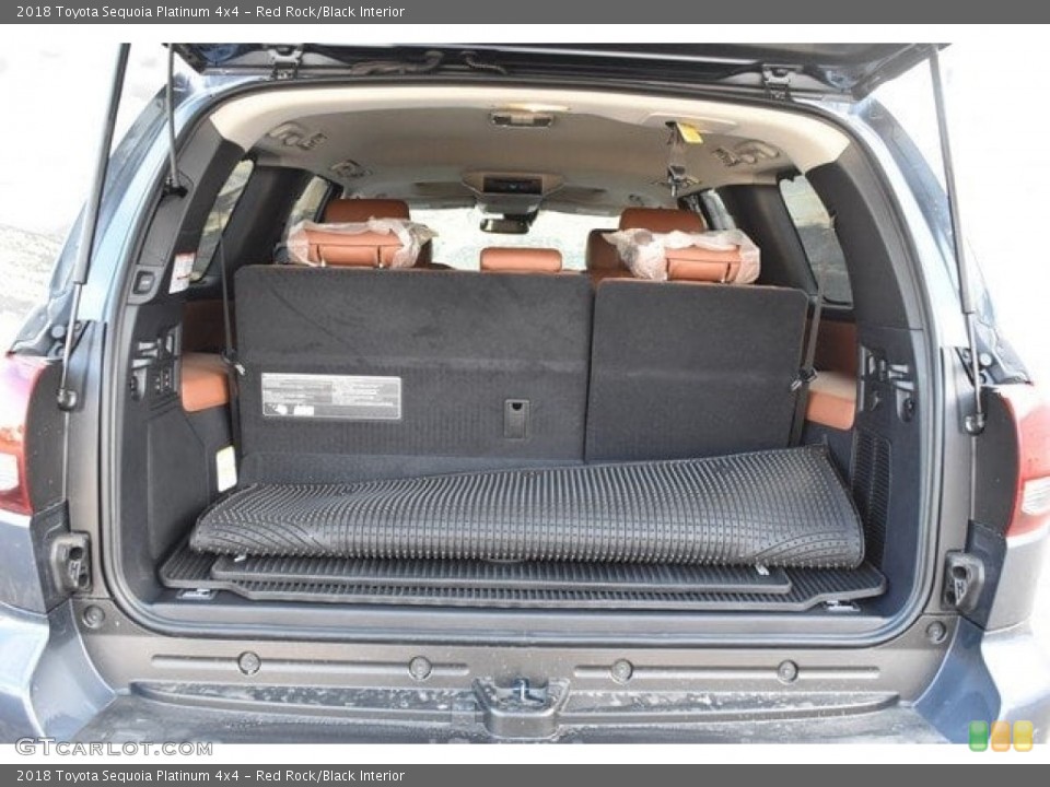Red Rock/Black Interior Trunk for the 2018 Toyota Sequoia Platinum 4x4 #126055703