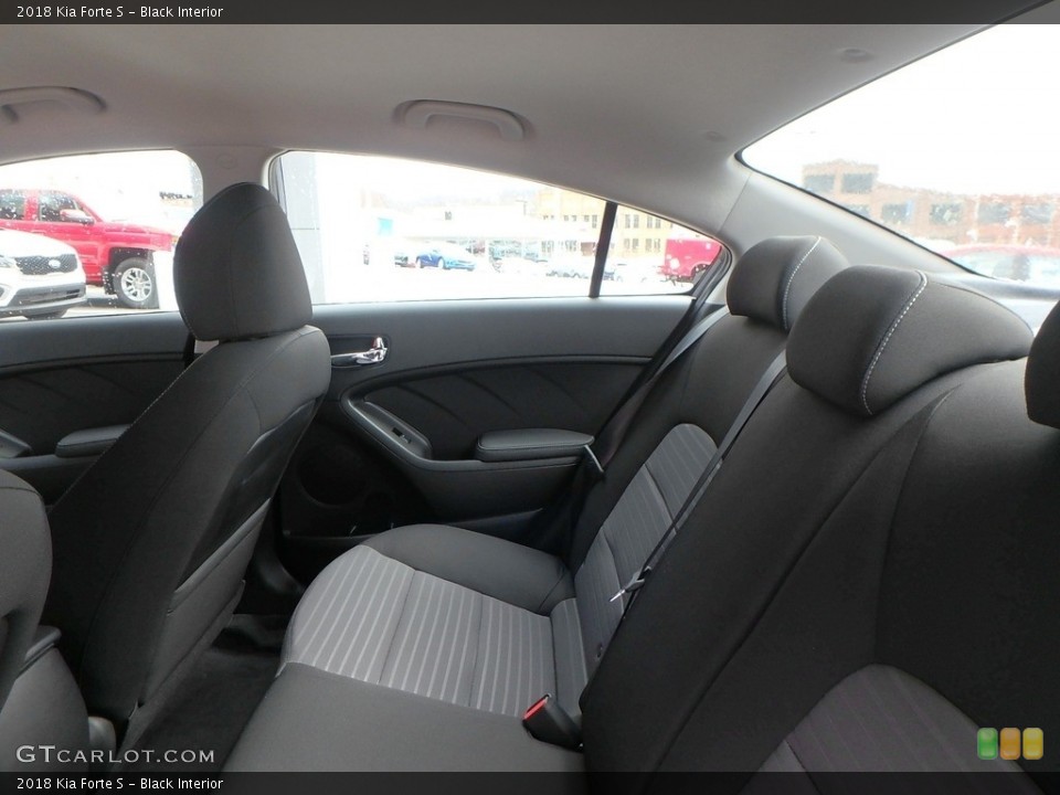 Black Interior Rear Seat for the 2018 Kia Forte S #126069062