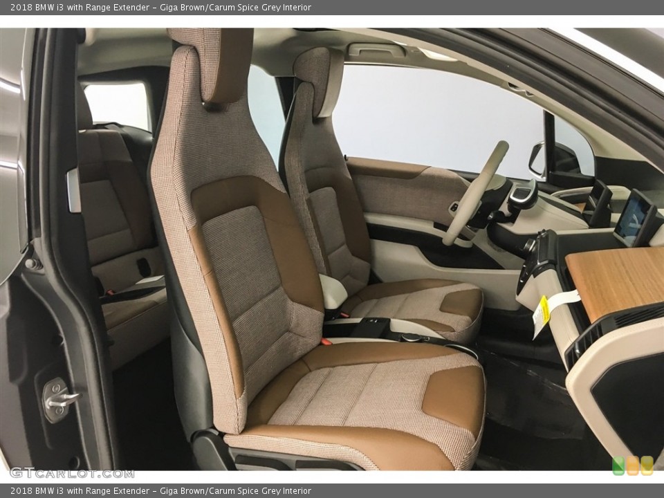 Giga Brown/Carum Spice Grey Interior Photo for the 2018 BMW i3 with Range Extender #126070856