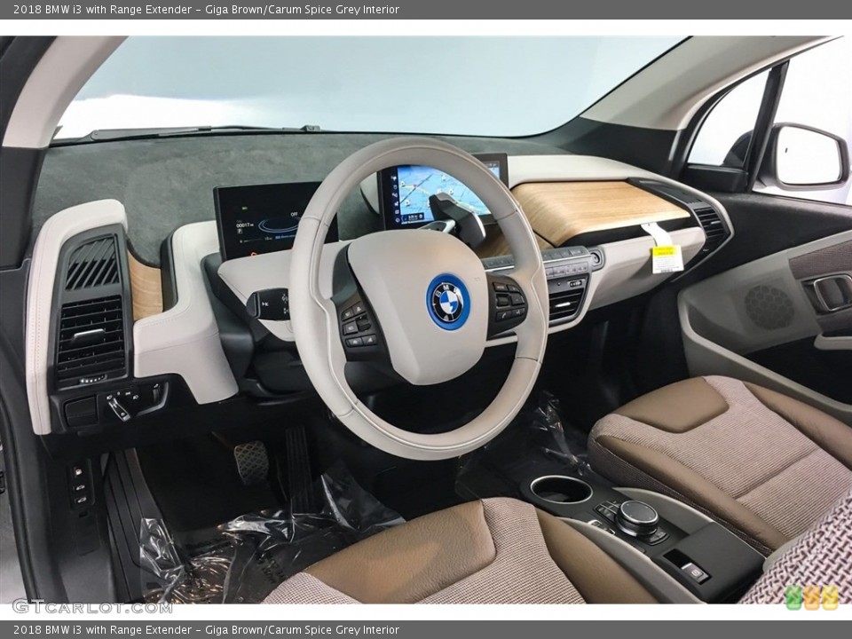 Giga Brown/Carum Spice Grey Interior Dashboard for the 2018 BMW i3 with Range Extender #126070937