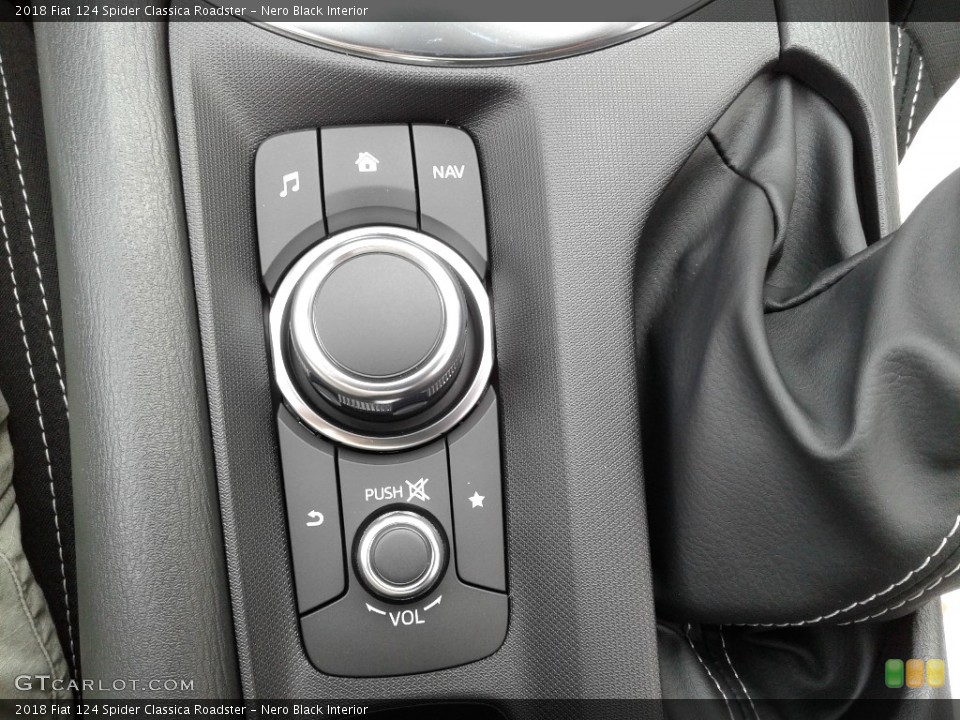 Nero Black Interior Controls for the 2018 Fiat 124 Spider Classica Roadster #126073376