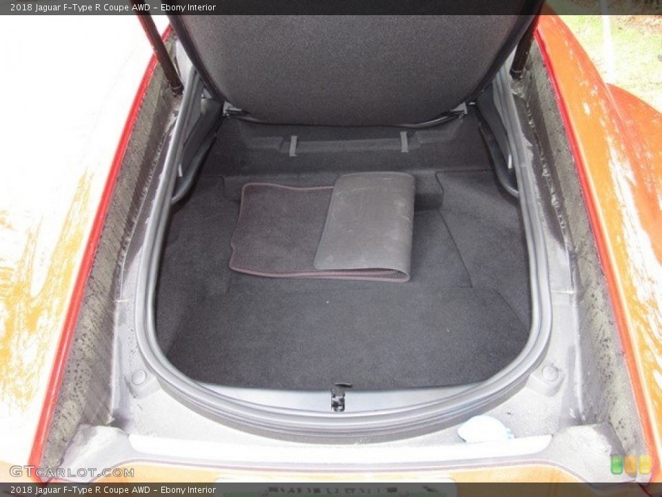Ebony Interior Trunk for the 2018 Jaguar F-Type R Coupe AWD #126076013