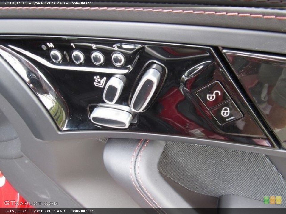 Ebony Interior Controls for the 2018 Jaguar F-Type R Coupe AWD #126076082