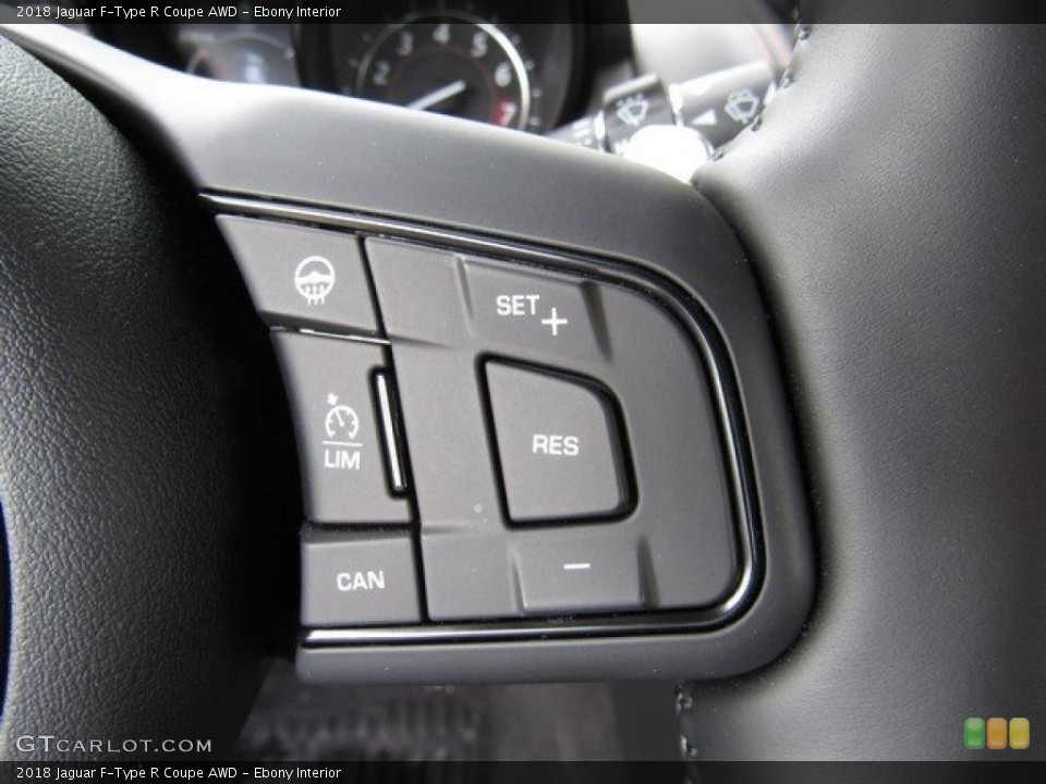 Ebony Interior Controls for the 2018 Jaguar F-Type R Coupe AWD #126076214