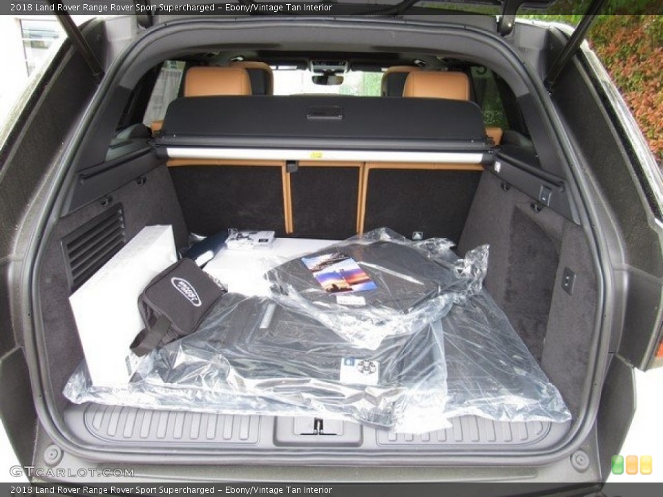 Ebony/Vintage Tan Interior Trunk for the 2018 Land Rover Range Rover Sport Supercharged #126078123